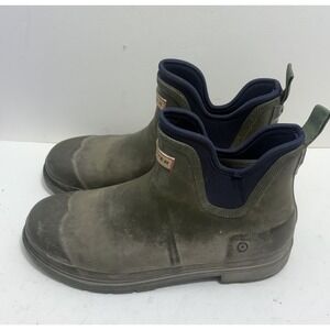 Men's Hunter Chelsea Rain Boots Size 13 Light Olive Green Color